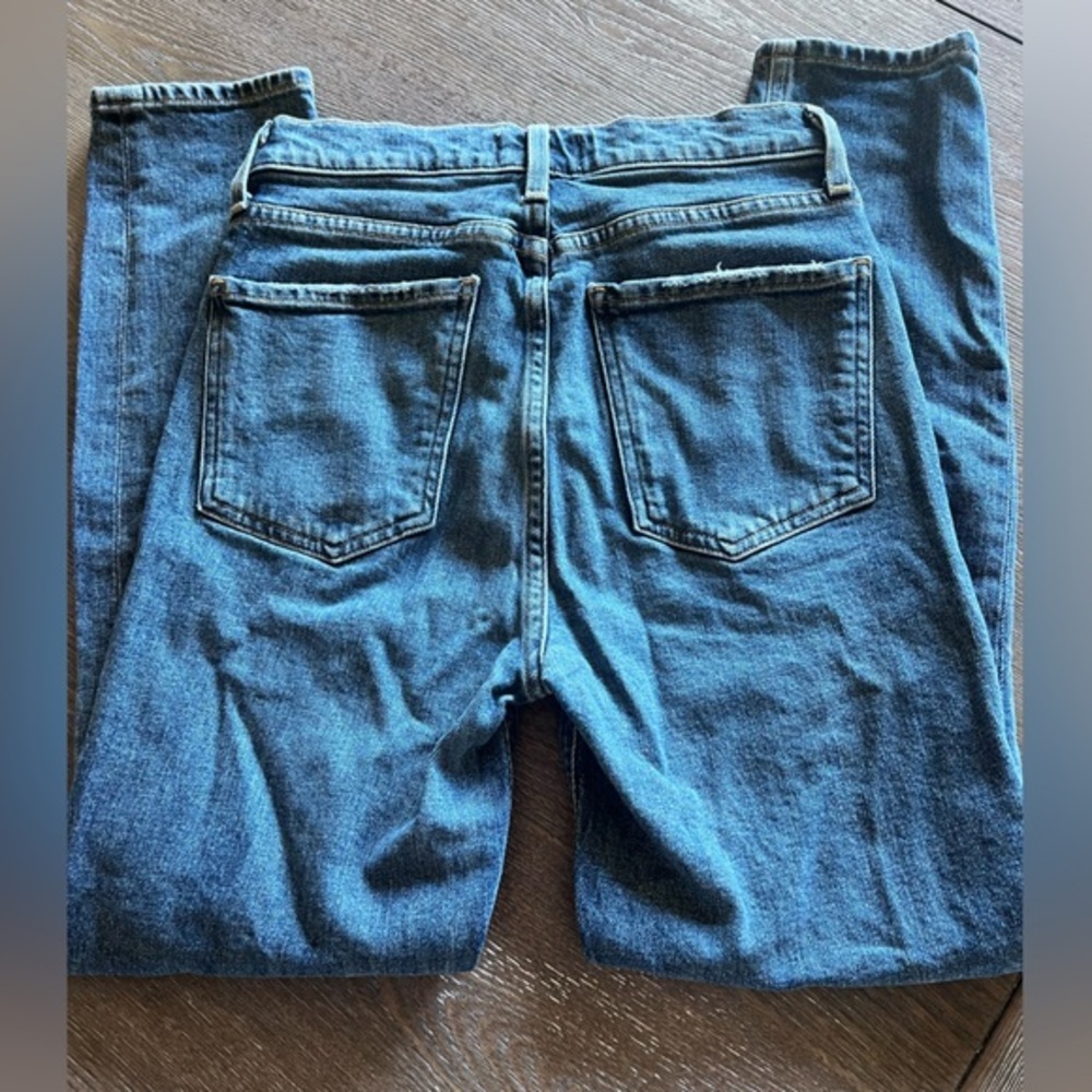 AGOLDE Nico High Rise Slim‎ Fit Button Fly in Subdued A093C-1046 Size 24 - Picture 9 of 12